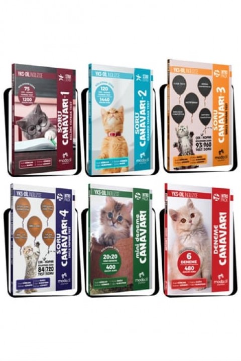 YKSDİL Soru ve Deneme Canavarı Seti (6 Kitap) Modadil Yayınları
