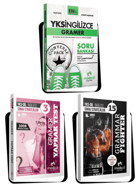 Modadil YKSDİL (YDT) Gramer Soru Cenneti - 3'lü Set Modadil Yayınları
