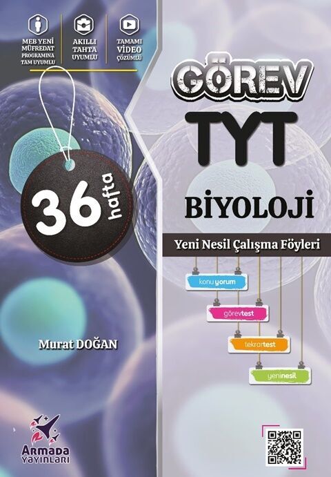 YT Biyoloji Görev Yeni Nesil Çalışma Föyleri Armada Yayınları