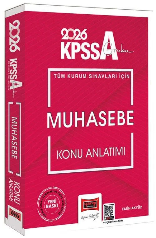 Yargı 2026 KPSS A Grubu Muhasebe Konu Anlatımı Yargı Yayınları