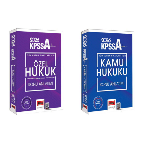 Yargı 2026 KPSS-A Grubu Tüm Kurum Sınavları İçin Özel - Kamu Hukuku Konu Anlatımı Seti 2 Kitap Yargı Yayınları