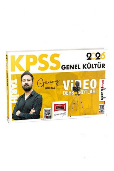 Yargı 2026 KPSS Genel Kültür Tarih Video Ders Notları - Günay Göktaş Yargı Yayınları