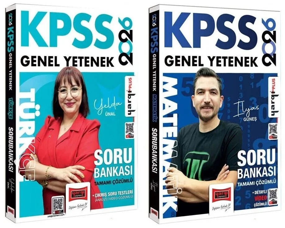 Yargı 2026 KPSS Türkçe + Matematik Soru Bankası 2 li Set Yargı Yayınları
