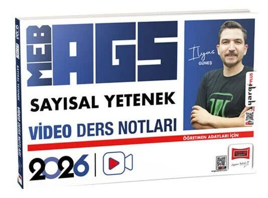 Yargı 2026 MEB-AGS Sayısal Yetenek Video Ders Notları - İlyas Güneş Yargı Yayınları