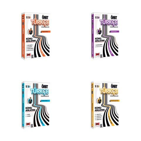Yargı 2026 ÖABT Türkçe Öğretmenliği Konu Anlatımı Seti 4 kitap Yargı Yayınları