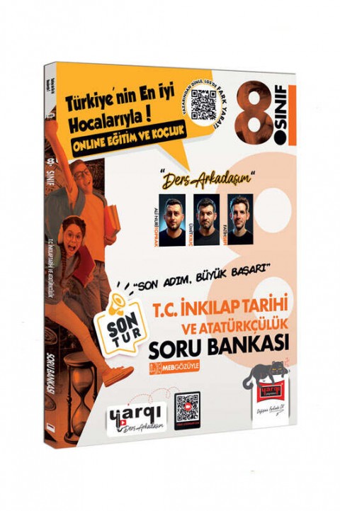 Yargı 8.Sınıf LGS T.C. İnkilap Tarihi ve Atatürkçülük Son Tur Soru Bankası Yargı Yayınları