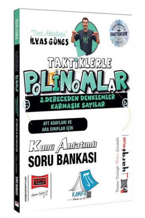 Yargı Yayınları AYT Adayları ve Ara Sınıflar İçin Taktiklerle Polinomlar 2.Dereceden Denklemler Konu Anlatımlı Soru Bankası
