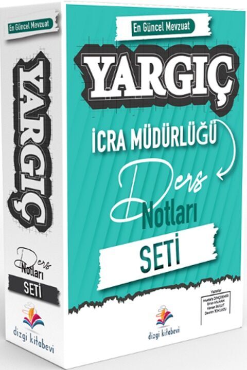 Yargıç İcra Müdürlüğü Ders Notları Seti Dizgi Kitap Yayınları