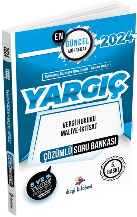 Yargıç Vergi Hukuku Maliye İktisat Soru Bankası Dizgi Kitap Yayınları