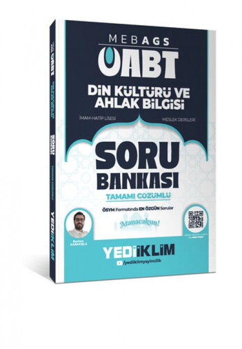 Yediiklim 2026 MEB AGS ÖABT Din Kültürü ve Ahlak Bilgisi Tamamı çözümlü Soru Bankası Yediiklim Yayınları