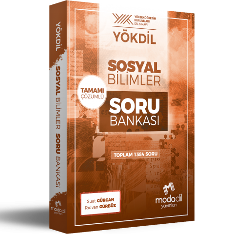 YökDİL Sosyal Bilimler Tamamı Çözümlü Soru Bankası Modadil Yayınları