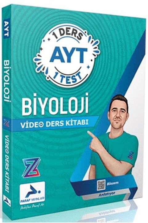 Z Takımı AYT Biyoloji 1 Ders 1 Test Video Ders Kitabı Paraf Yayınları