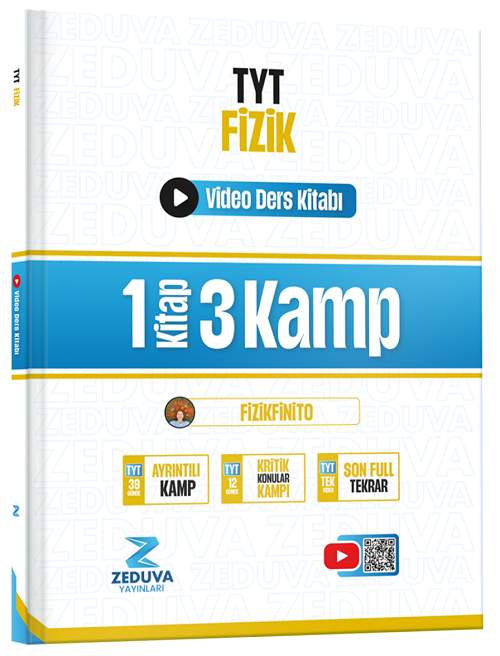 Zeduva YKS TYT Fizikfinito Video Ders Kitabı - Didar Baskın Zeduva Yayınları