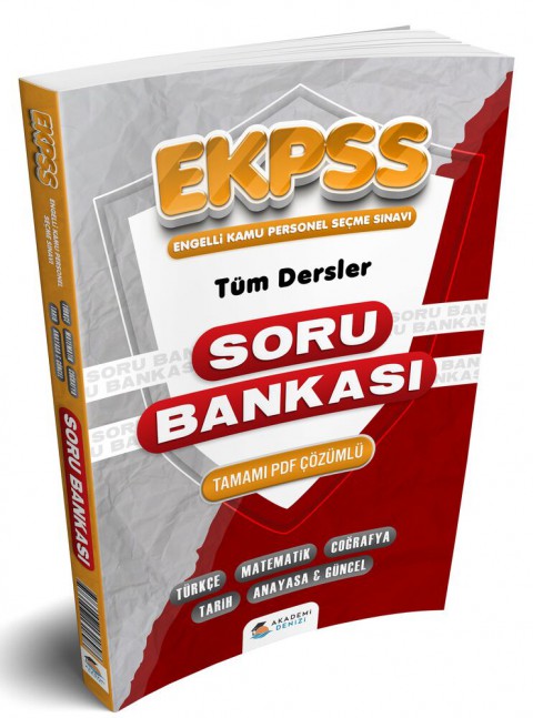 EKPSS Tüm Dersler Soru Bankası Akademi Denizi Yayınları