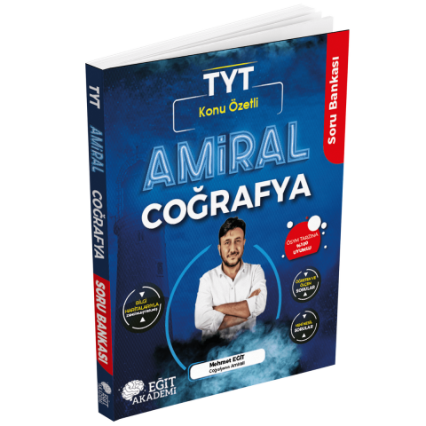 TYT Coğrafya Amiral Konu Özetli Soru Bankası Mehmet Eğit Yayınları