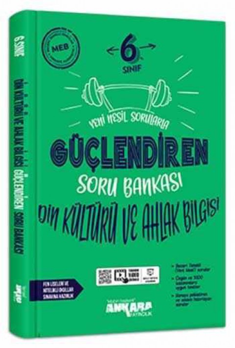 6.Sınıf Din Kültürü ve Ahlak Bilgisi Güçlendiren Soru Bankası Ankara Yayıncılık