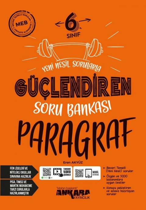 6.Sınıf Paragraf Güçlendiren Soru Bankası Ankara Yayıncılık