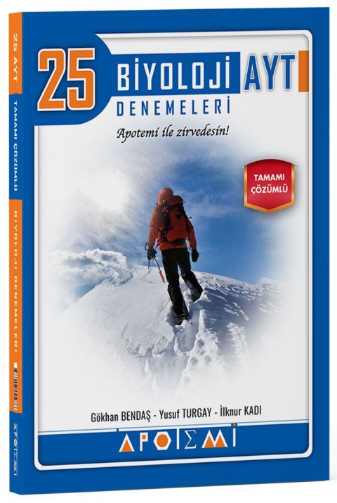 AYT Biyoloji 25li Deneme Sınavı Apotemi Yayınları
