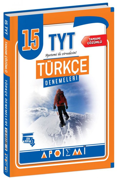 TYT Türkçe 15li Deneme Sınavı Apotemi Yayınları