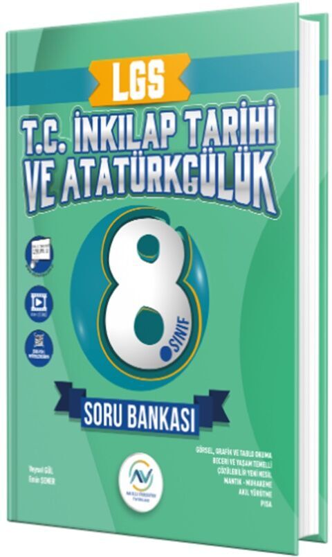 8. Sınıf LGS T.C. İnkılap Tarihi ve Atatürkçülük Soru Bankası Av Yayınları