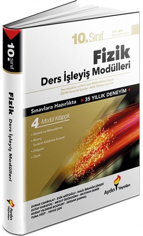 10. Sınıf Fizik Ders İşleyiş Modülleri Aydın Yayınları