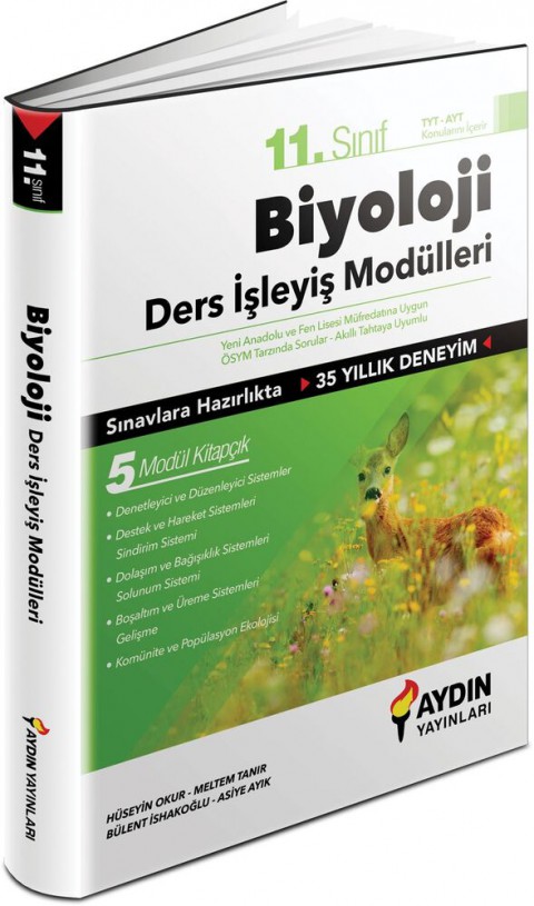 11. Sınıf Biyoloji Ders İşleyiş Modülleri Aydın Yayınları