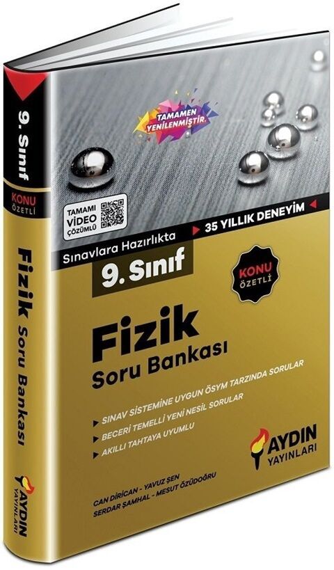 9. Sınıf Fizik Konu Özetli Soru Bankası Aydın Yayınları