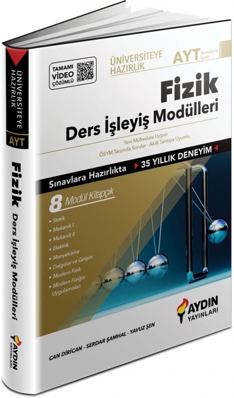 Üniversiteye Hazırlık AYT Fizik Ders İşleyiş Modülleri Aydın Yayınları
