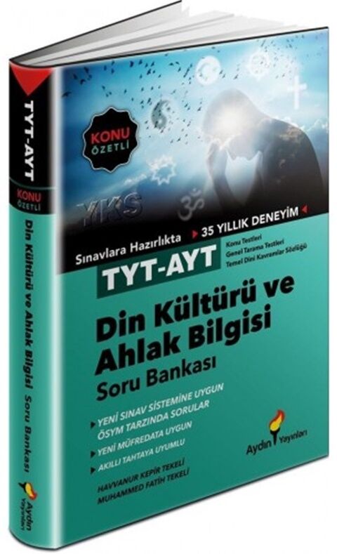 TYT-AYT Din Kültürü ve Ahlak Bilgisi Konu Özetli Soru Bankası Aydın Yayınları