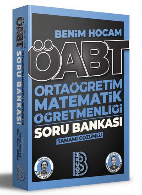 2023 ÖABT Ortaöğretim Matematik Öğretmenliği Tamamı Çözümlü Soru Bankası Benim Hocam Yayıncılık