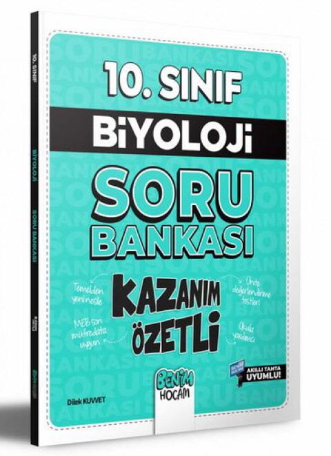 10. Sınıf Kazanım Özetli Biyoloji Soru Bankası Benim Hocam Yayıncılık