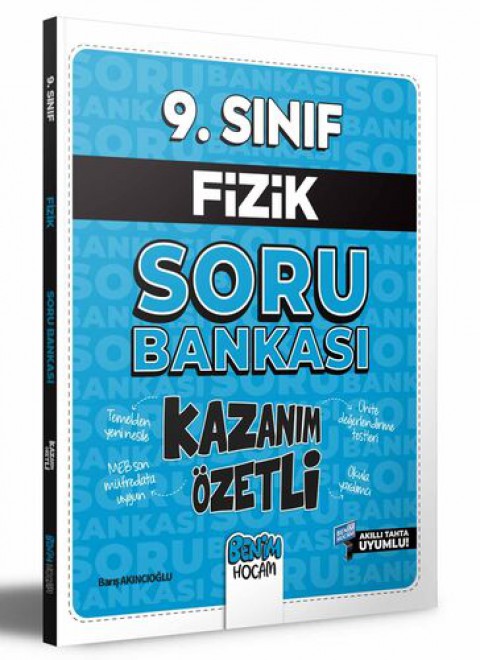 9. Sınıf Kazanım Özetli Fizik Soru Bankası Benim Hocam Yayıncılık
