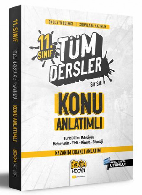 11. Sınıf Sayısal Tüm Dersler Konu Anlatımı Benim Hocam Yayıncılık