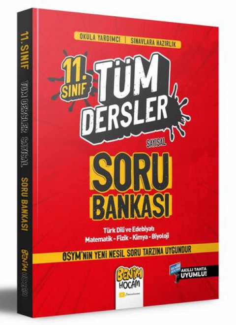 11. Sınıf Sayısal Tüm Dersler Soru Bankası Benim Hocam Yayıncılık