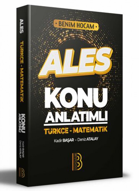 ALES Konu Anlatımı Benim Hocam Yayıncılık