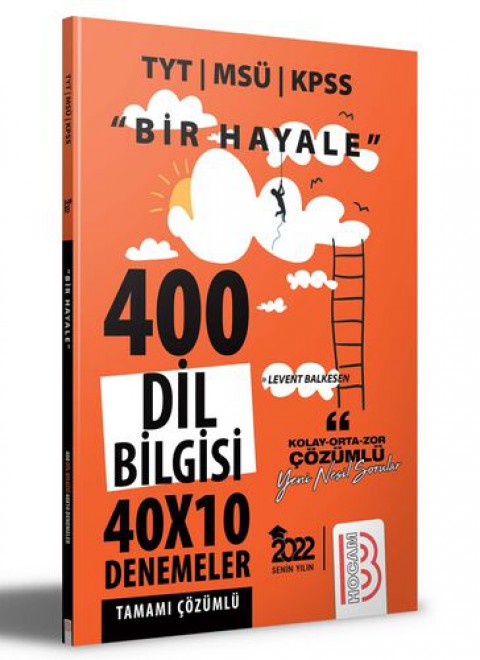 Bir Hayale Serisi Dil Bilgisi Tamamı Çözümlü Deneme Benim Hocam Yayıncılık
