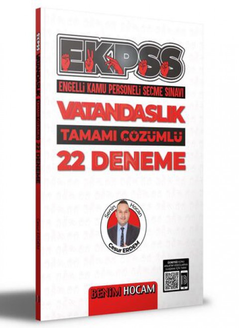 2022 EKPSS Vatandaşlık Tamamı Çözümlü 22 Deneme Benim Hocam Yayıncılık