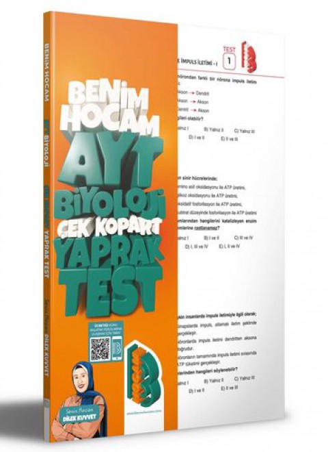 2023 AYT Biyoloji Çek Kopar Yaprak Test Benim Hocam Yayıncılık