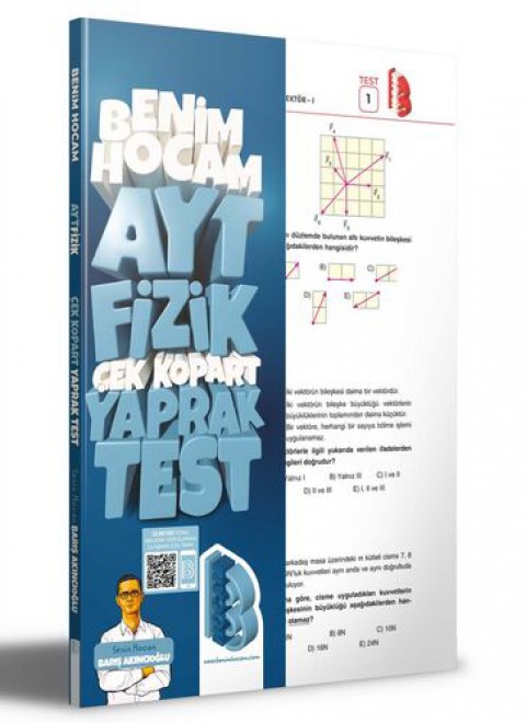 2023 AYT Fizik Çek Kopar Yaprak Test Benim Hocam Yayıncılık