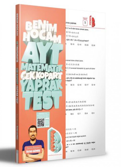 2023 AYT Matematik Çek Kopar Yaprak Test Benim Hocam Yayıncılık