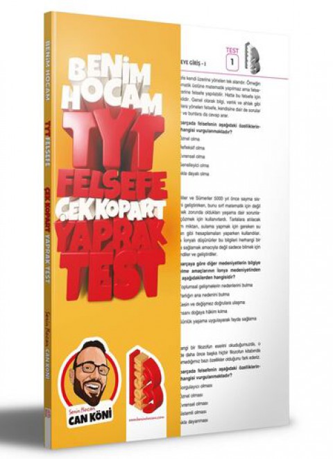 2023 TYT Felsefe Çek Kopar Yaprak Test Benim Hocam Yayıncılık