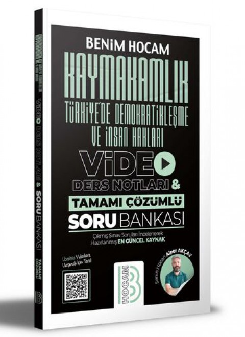 Kaymakamlık Türkiye'de Demokratikleşme ve İnsan Hakları Video Ders Notları ve Tamamı Çözümlü Soru Bankası Benim Hocam Yayıncılık
