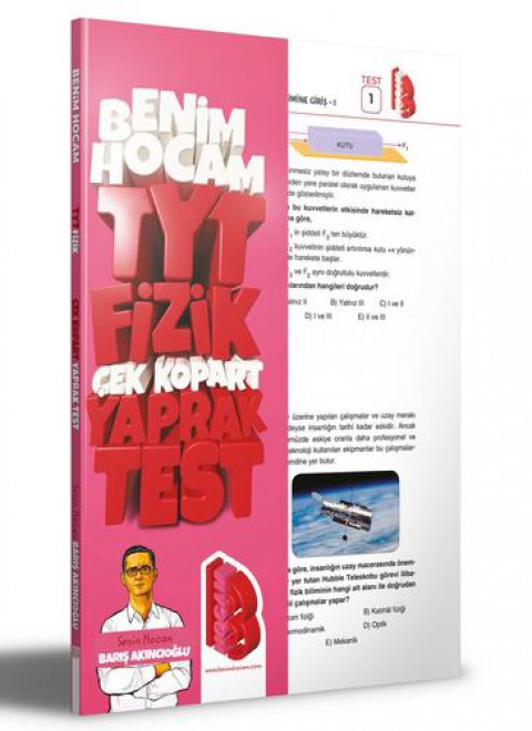 2023 TYT Fizik Çek Kopar Yaprak Test Benim Hocam Yayıncılık