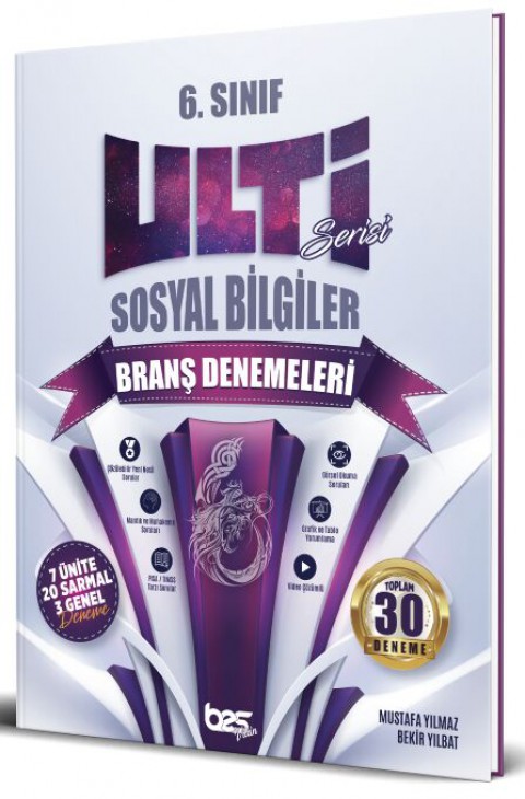 6. Sınıf Sosyal Bilgiler Ulti Deneme Sınavı Bes Yayınları