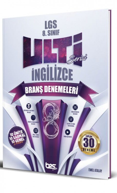 8. Sınıf Ulti İngilizce Deneme Sınavı Bes Yayınları