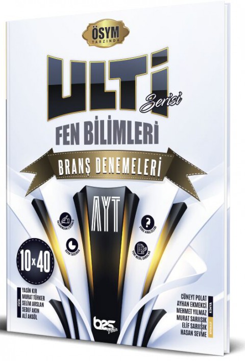 AYT Ulti Serisi Fen Bilimleri Deneme Sınavı Bes Yayınları