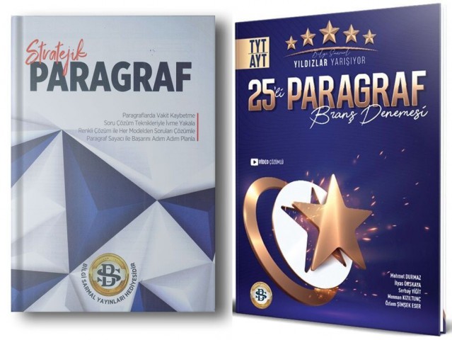 TYT AYT Paragraf Yıldızlar Yarışıyor 25 li Branş Denemesi Bilgi Sarmal Yayınları