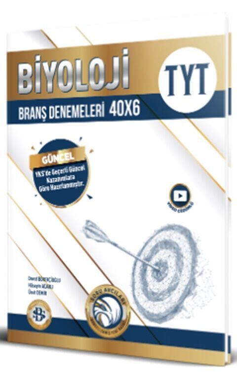 TYT Biyoloji 40 x 6 Branş Denemeleri Bilgi Sarmal Yayınları