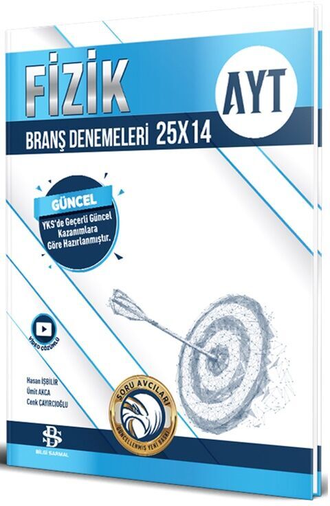Bilgi Sarmal AYT Fizik 25 x 14 Branş Denemeleri Bilgi Sarmal Yayınları