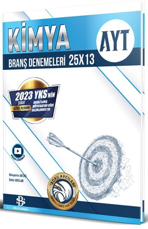 AYT Kimya 25x13 Branş Denemeleri Bilgi Sarmal Yayınları